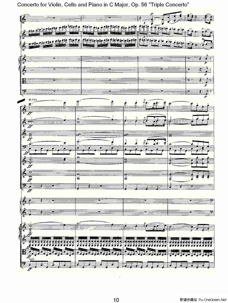 C大调大提琴与钢琴协奏曲 Op.56第一乐章(一)